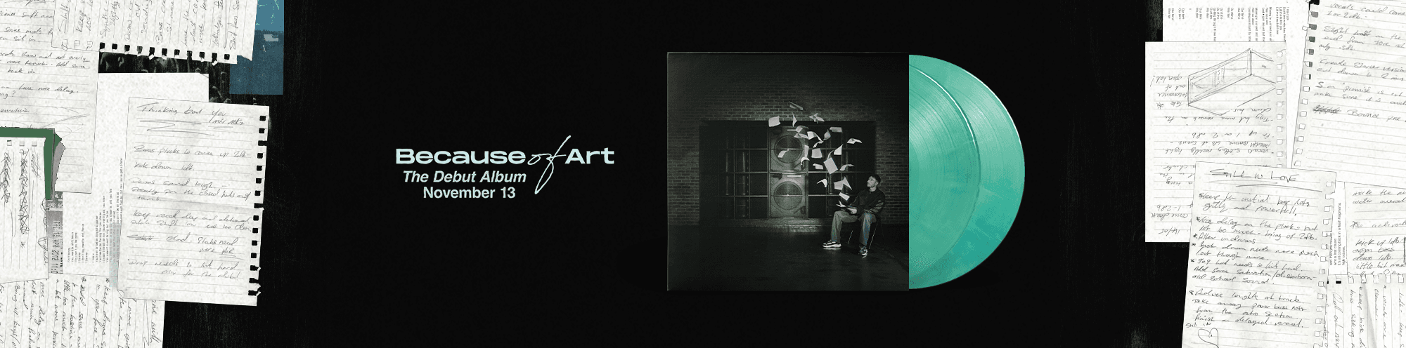 Because of Art — The Debut Album, November 13 — pre-order on the Anjunadeep store