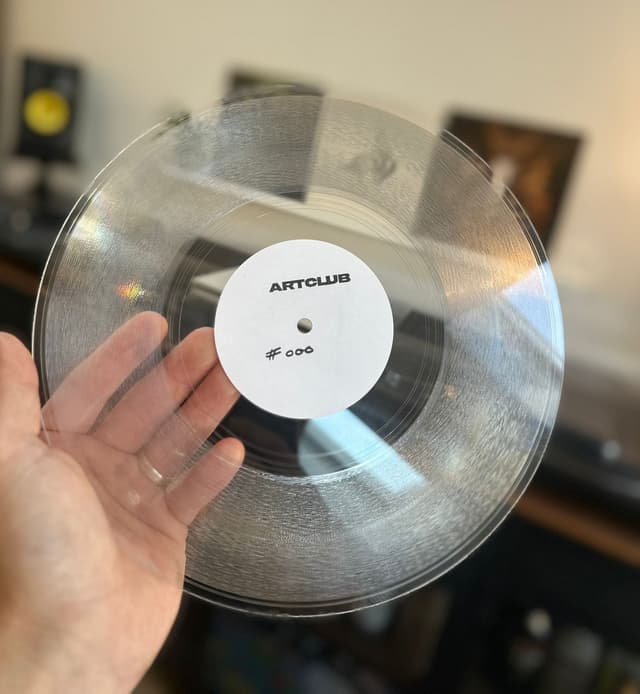 AC001 10" Clear Vinyl